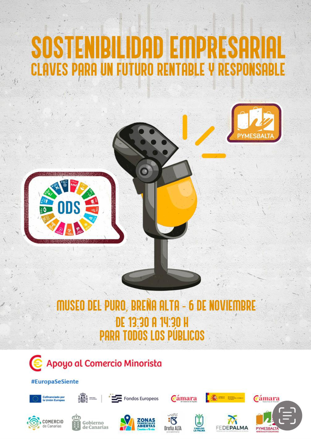 Cartel Charla ODS 2024
